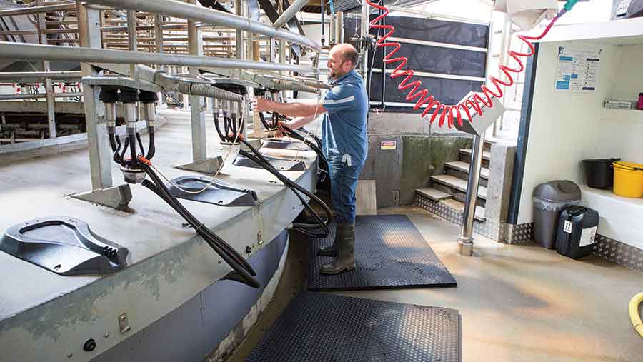 Milking parlour