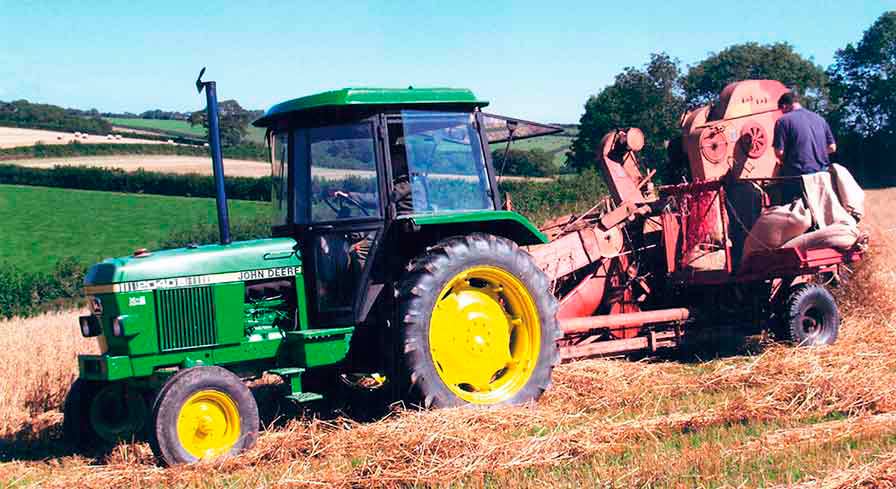 Philip Hosking's stolen John Deere 2040S X-E tractor