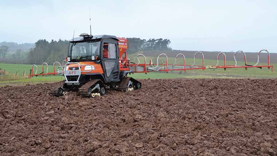 tracked farm buggy