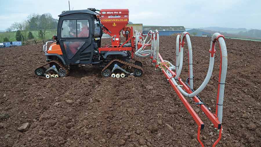 tracked farm buggy