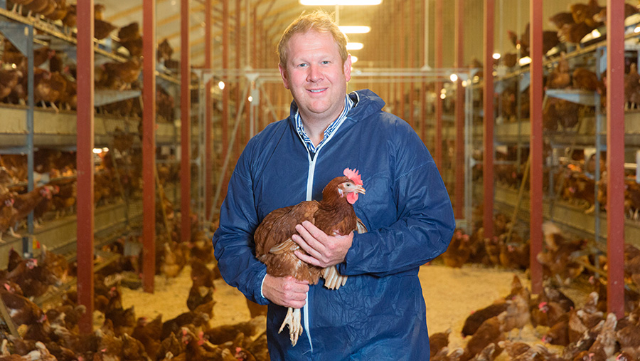 Daniel Fairburn won Egg and Poultry Industry Conference's Young Poultry Person of the Year © Tim Scrivener 