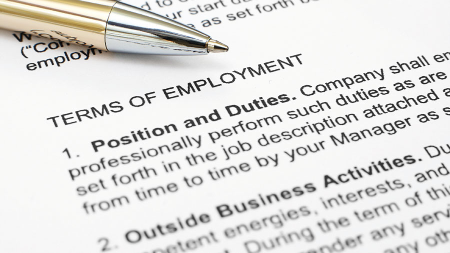 Employment contract