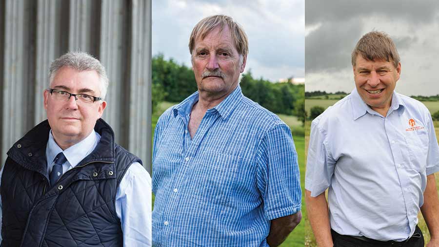From left: Jamie Gwatkin, Marek Nowakowski and Colin Gravatt