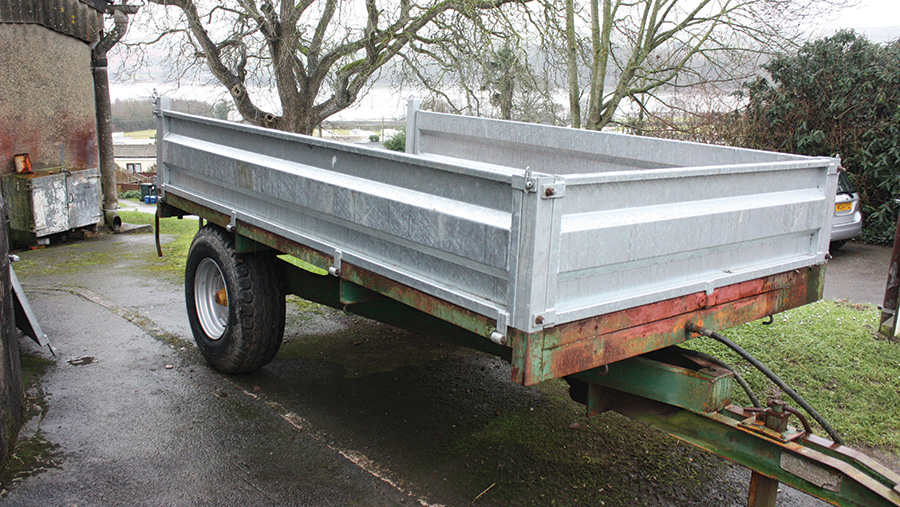 Galvanised trailer