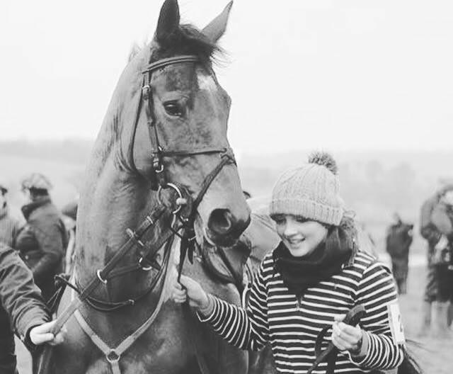 Lauren Scott with a horse