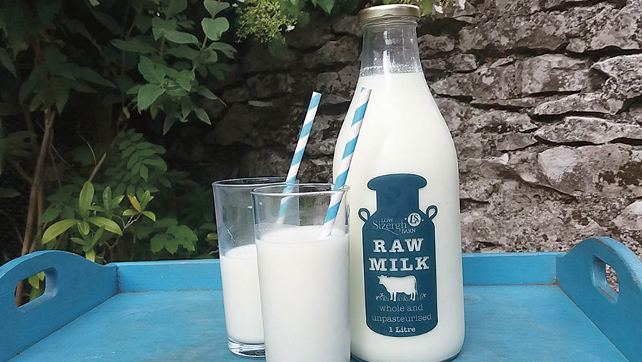 Low Sizergh Barn's milk