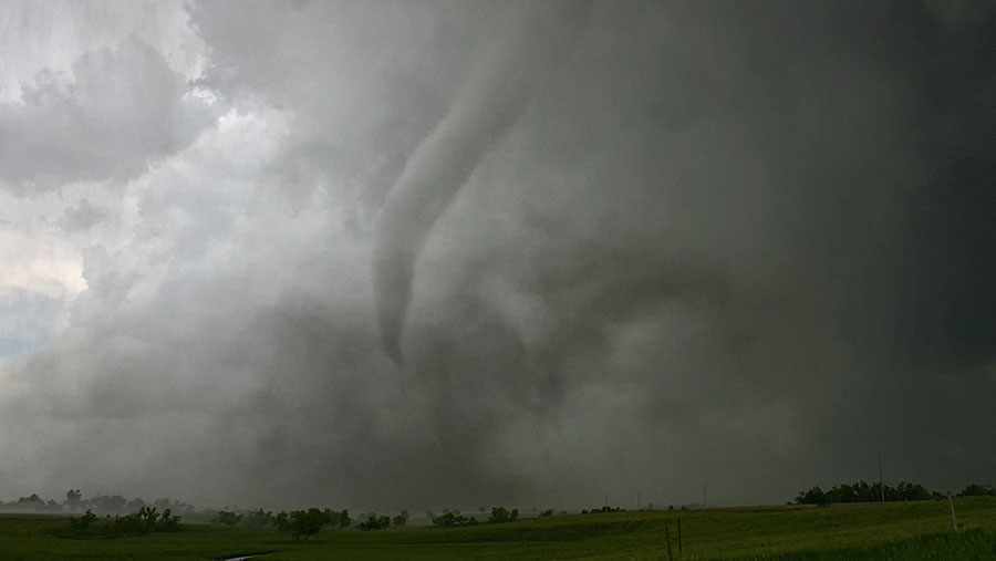 Tornado in a field © Cultura/REX/Shutterstock
