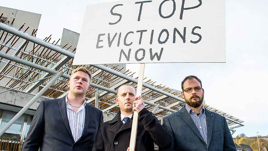 farmers facing eviction