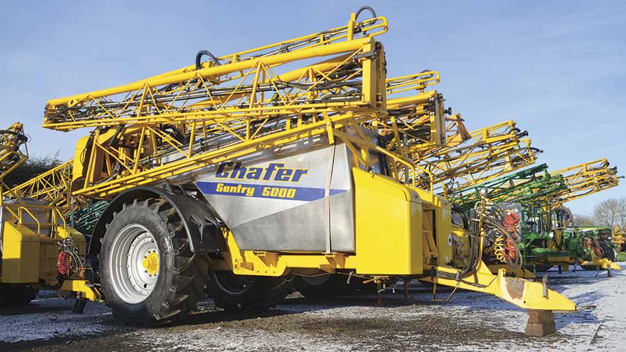 Chafer Sentry trailed sprayer