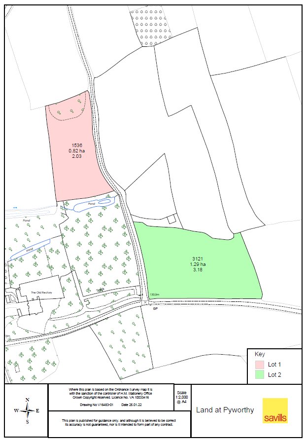 Lot 2 - Land At Pyworthy, Pyworthy, Holsworthy, Devon, EX22 6LA - Property