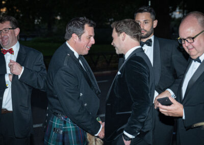 Guests greeting each other at the Farmers Weekly Awards