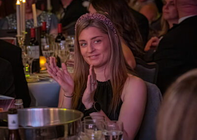 Guest at the Farmers Weekly Awards applauding