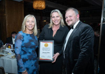 Award winners holding their certificate at the Farmers Weekly Awards