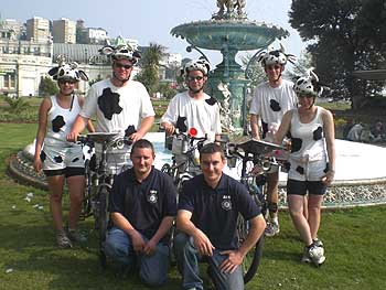 cyclists in Torquay