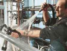 Parlour washing
