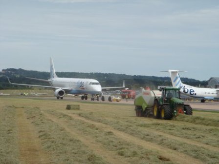 Silaging by airfield