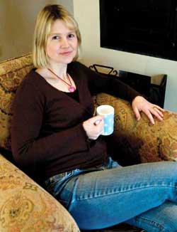 bella hall in armchair 2