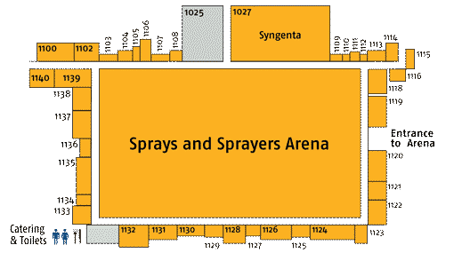 Sprays and Sprayers 2010 arena map