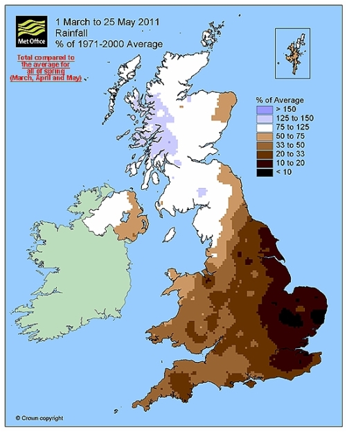 rainfall map