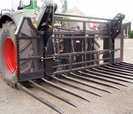 folding buckrake