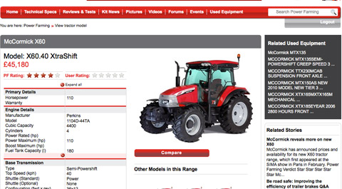 PF Tractor Page