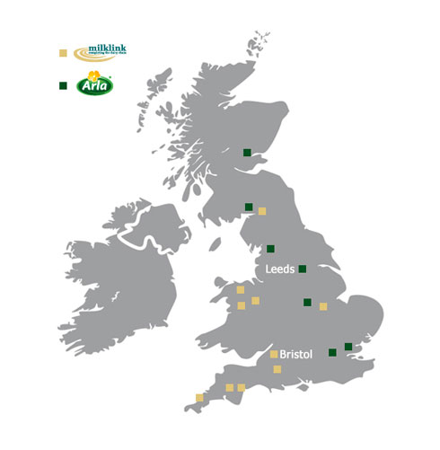 Milk merger map