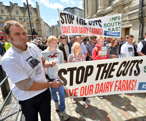 milk protest