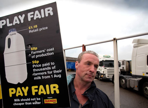 Farmers Weekly protest poster