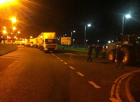 Bridgwater blockade 