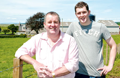 Gilmour Lawrie and son Kevin