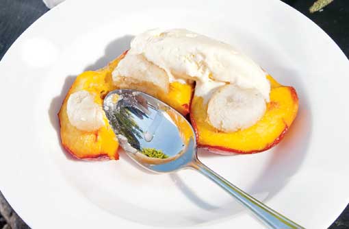 peaches baked