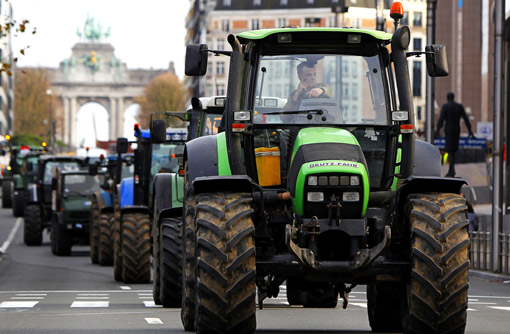 European milk protest