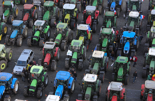 European milk protest