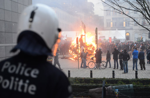European milk protest