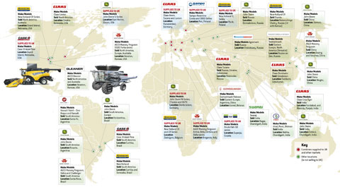  Combine world map