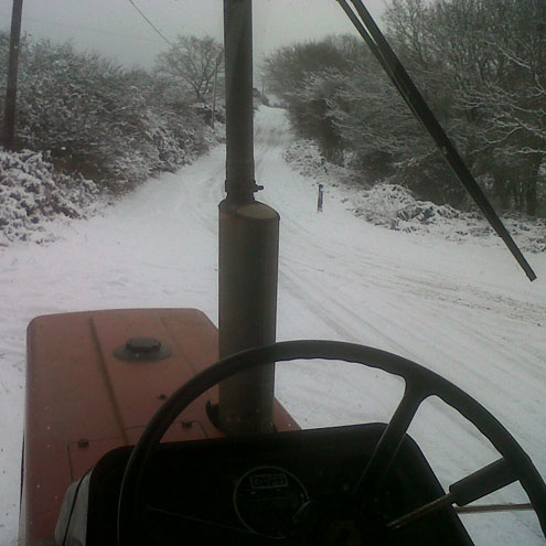 View from the cab