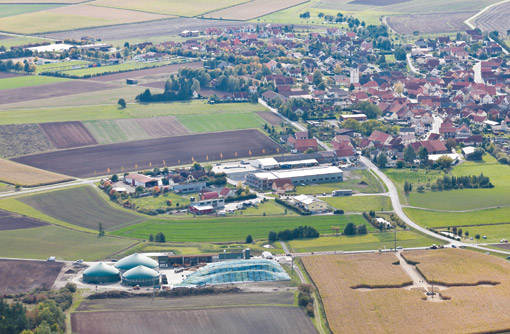 Aerial view of Grossbardorf