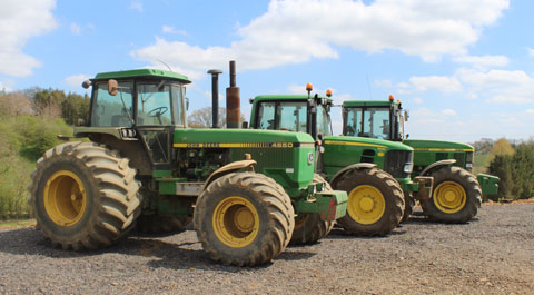  John Deere tractors