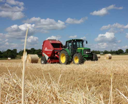 Barley baling