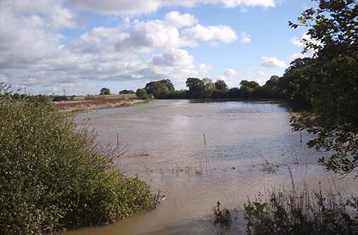 Flooding in Mayfield, West Sussex