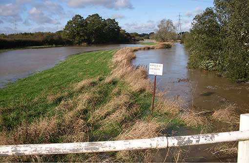 Flooding in Mayfield, West Sussex