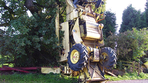  combine crash