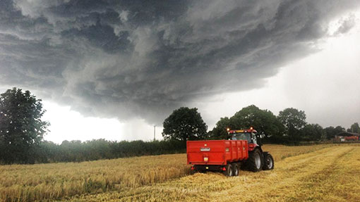 Harvest 2013 rain cloud