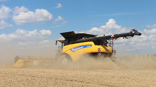 6 photos of the world's biggest combine strutting its stuff