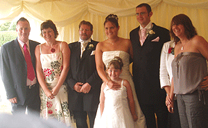 chrissie wedding 1